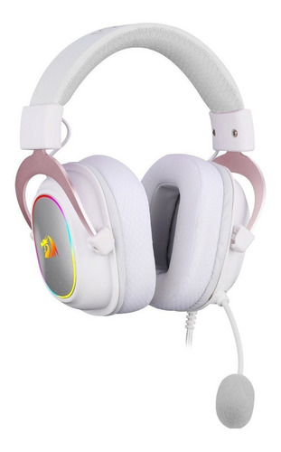 Imagen 2 de 4 de Audífonos gamer Redragon Zeus X H510-RGB blanco con luz rgb