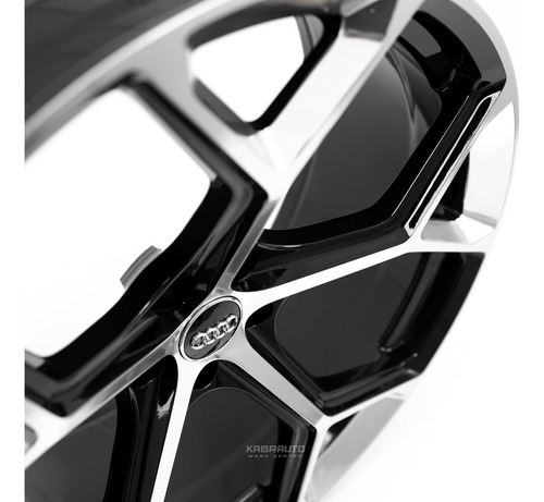 Rodas 22 Audi Rs6 Avant Performance 2024 5x112 Rsq5 Q8 Rsq8 Cor Preto Com Diamantado