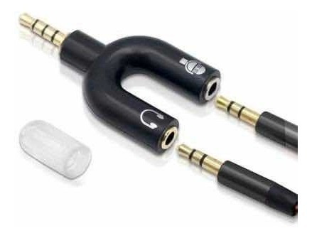 Imagem 3 de 6 de Adaptador Splitter P3 Headset Fone Microfone P2 X P3 Audio