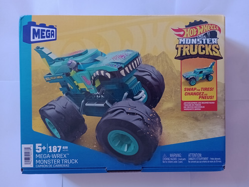 Monster Truck Hot Wheels Mega Construx Vehículo Bloques Set