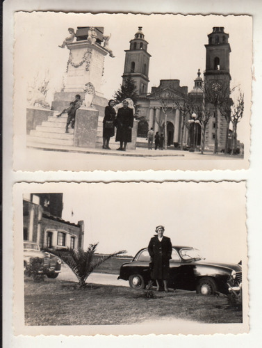 1952 Lote 2 Fotografias Reales En San Jose De Mayo Uruguay