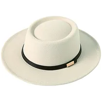 Comprar Sombrero De Lana De Ala Ancha Para Mujer Estilo Vintage