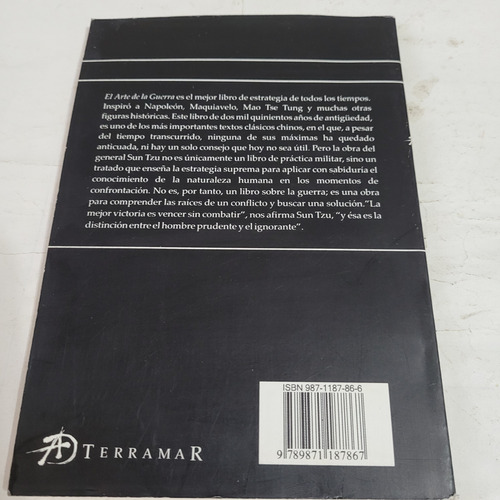 Libro,el Arte De La Guerra,sun Tzu,terramar,caballito (Usado)