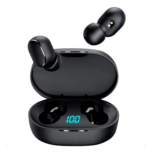 comprar Fone De Ouvido Bluetooth 5.0 Par Sem Fio Duplo Cor Preto