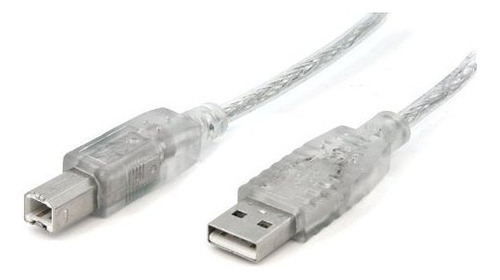Startech.com Cable Usb 2.0 Transparente De A A B - Cable Usb