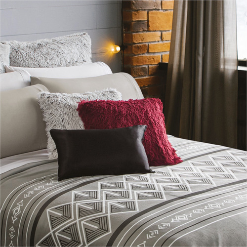 Cobertor Ultrasuave Aslan King Size Xl/qs Concord Color Gris