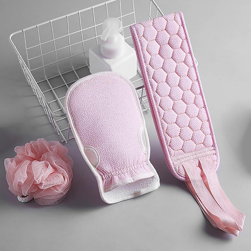 3x Toallas De Exfoliación Corporal Juego De Toallas De