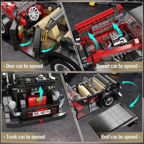 Bloques De Construcción Tecnología Coche Clásico Modelo