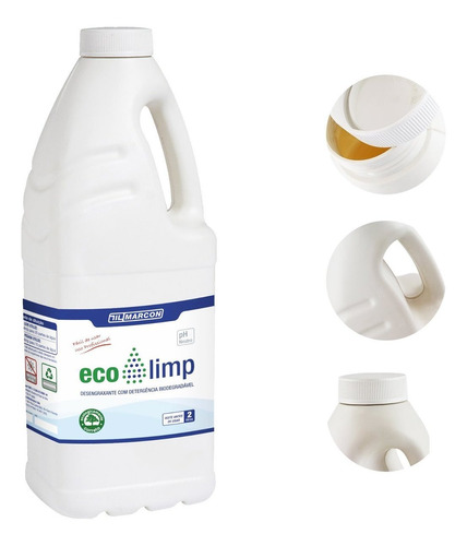 Ecolimp Desingraxante 2 Litros Biodegradável Marcon    