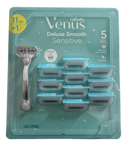 Gillette Venus Deluxe Smooth Sensitive + 11 Cartuchos