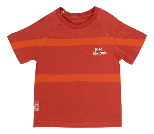 Polera Earth Ladrillo Bebé Niño Ficcus