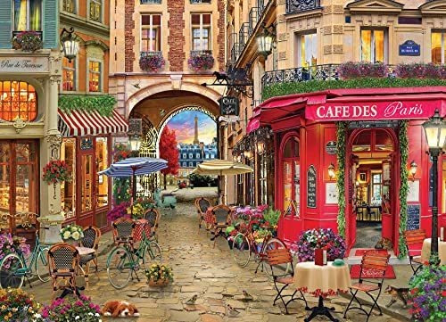 Cobble Hill 500 Pedazo Puzzle - Café Des Paris - X2bxm