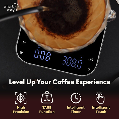 Escala De Café Smart Weigh Modelo De Alta Precisión 3000 G