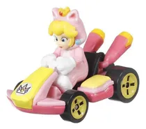 Comprar Hot Wheels Mario Kart Cat Peach E Standard Kart Gbg25