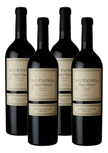 Vino Dv Catena Vd Adrianna Vineyard Malbec X750ml Caja X 4u