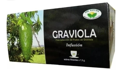 Té De Graviola (pack 2 Cajas / 50 Saquitos Filtrantes )