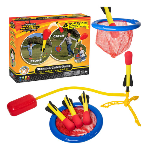 Stomp Rocket Juego De Lanzacohetes Stomp And Catch Para Nino