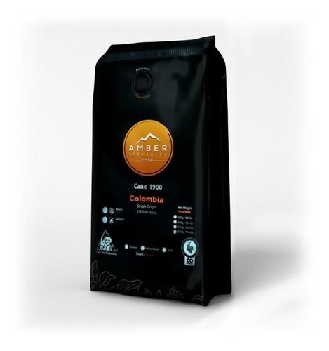 Café Amber Cane 1900  X 250g - Tueste Alto