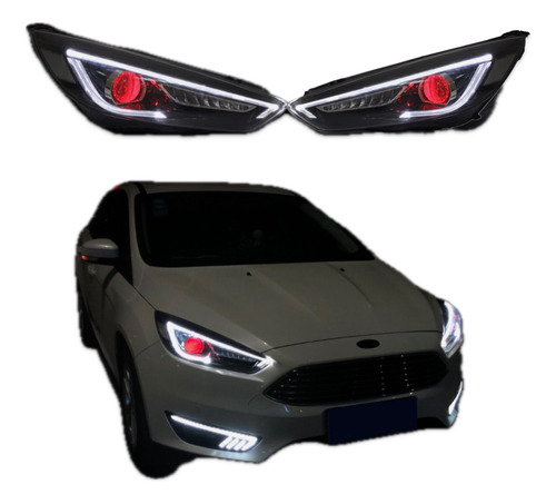 Farolas Ford Focus 2015 2018 Led Red Eye