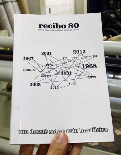 Recibo 80, Um Dossiê Sobre Arte Brasileira, (último Recibo Publicado)