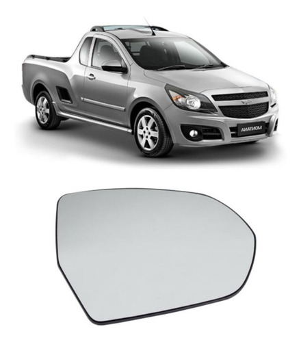 Espejo Vidrio Placa Chevrolet Montana Original C