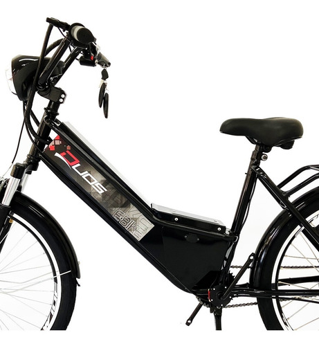 Imagem 3 de 5 de Bicicleta Elétrica Bateria De Lítio 48v 13ah Confort Preta
