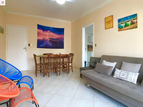 Imagem 2 de 7 de Apartamento Residencial À Venda - Praia Do Tombo - 1 Dormitório - Amplo E Arejado - Próximo Dos Principais Comércios - Guarujá/sp - Oportunidade. - Ap05991 - 69797019