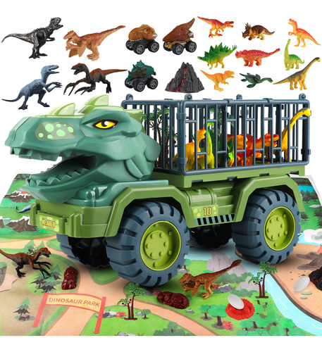 Juguete De Dinosaurio Para Niños 3-5 5-7, Automóvil De Trans