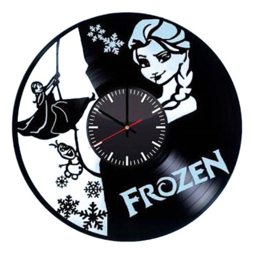 Reloj Corte Laser 0579 Disney Frozen Elsa Y Ana