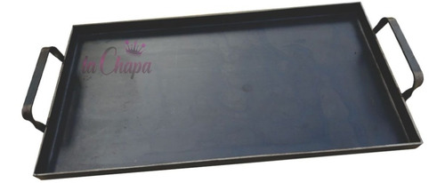 Plancha Chapa Chivitera Grill De Hierro 2 Hornallas 50x30 Cm