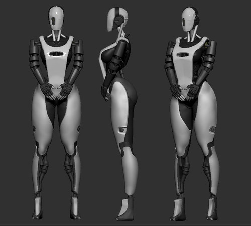 Imagen 2 de 3 de Escultura De Glados Humana