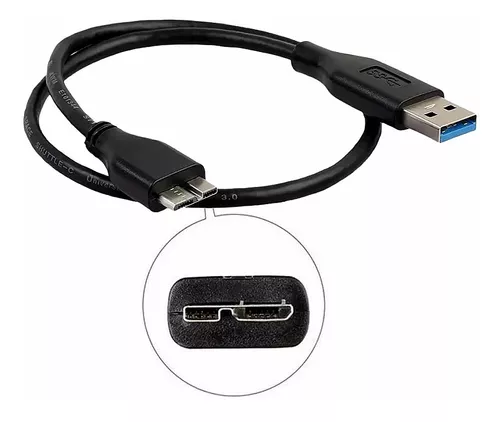 CABLE USB 3.0 DELCOM para DISCO DURO EXTERNO - Memory Kings, lo