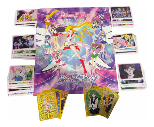 Álbum Sailor Moon Crystal + Todas Sus Láminas A Pegar