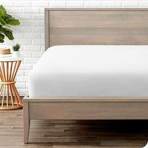 Sabana Para Cama Queen De Microfibra Con Elastico Blanco