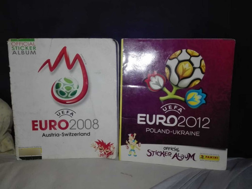 Album Eurocopa 2008 Y 2012 Excelente Estado.