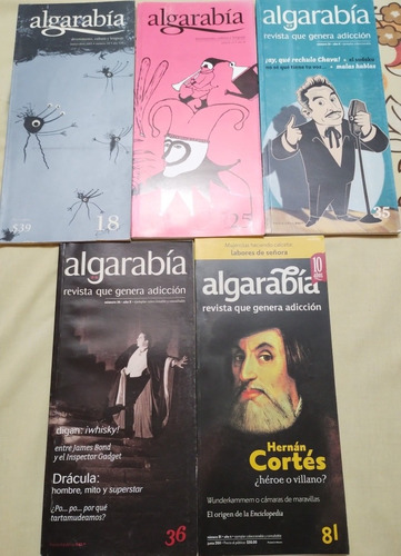 5 Revistas Algarabía 