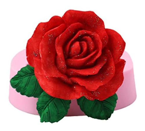 Molde De Silicona Para Fondant Diseño De Rosas En 3d Para D