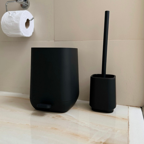 Conjunto Kit Para Banheiro Lavabo C/5pçs Square Lixeira 3l
