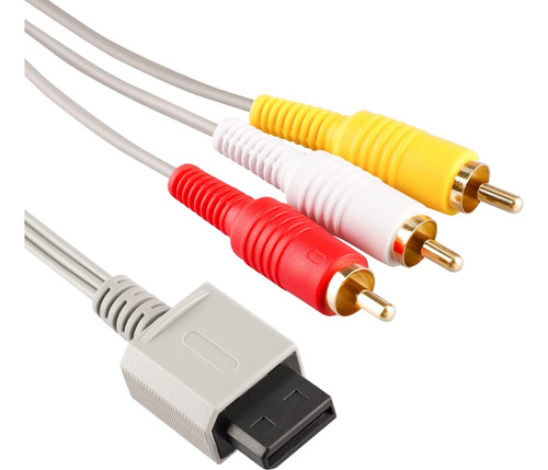 Cable Rca Audio Video Nintendo Wii / Wii U | 1.8 Mts
