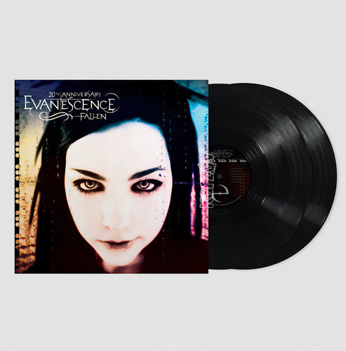 Evanescence Fallen 20th Anniversary Vinyl 2LP, nova versão de álbum padrão fechado