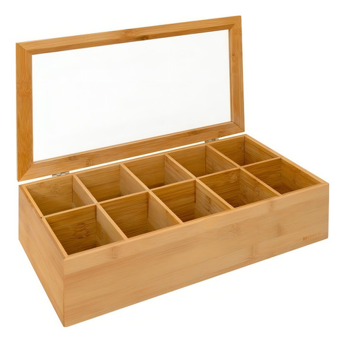 Caja Porta Te, 10 Divisiones