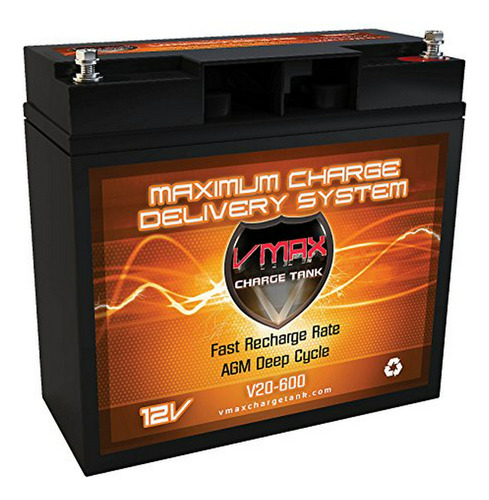 Batería De Repuesto De Ciclo Profundo Vmax600 Agm Group 1/2 