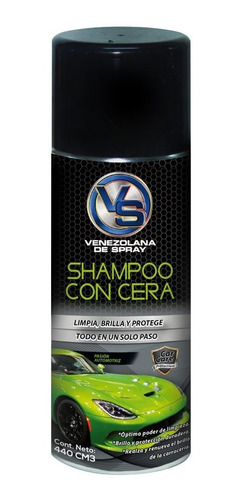 Shampoo Con Cera Automotriz Spray 440ml