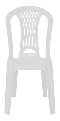 Cadeira Plástica Sem Braços Branca Laguna Tramontina