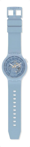 Reloj Swatch Bioceramic C-blue Mujer Hombre Color de la malla Celeste Color del bisel Celeste Color del fondo Celeste