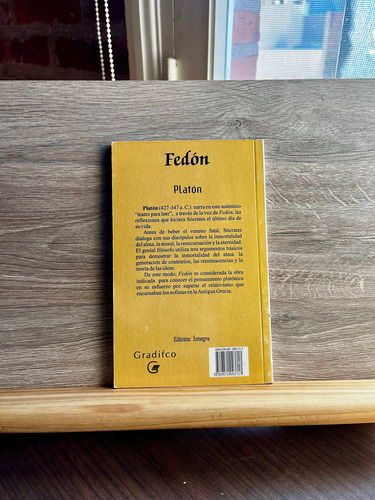Fedón - Platón - Español - Gradifco - 2006 - Blanda (Usado)