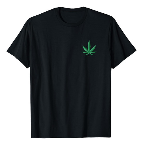 Camiseta Pequeña Con Hoja De Marihuana Cannabis 420 Weed