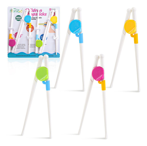 Hansgo Palillos De Entrenamiento Para Ninos, 4 Pares De Pali