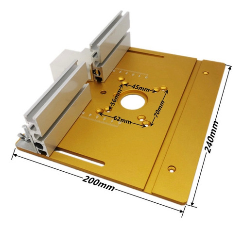 Mesa Router Multifuncional Inserto Placa Carpintería Ki