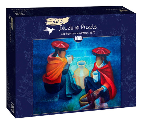 Bluebird Puzzle 1000 Pzs - Louis Toffoli - Les Marchandes